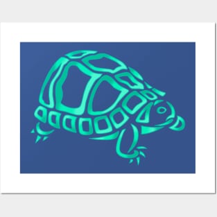 Turtle Tribal Design Posters and Art